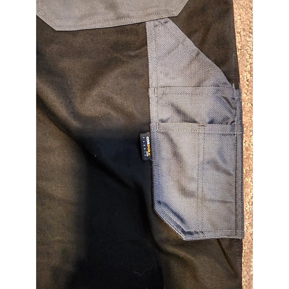 James & Nicholson Workwear Cordura Overalls JN833 Black/Carbon XXL -company logo - Picture 7 of 9